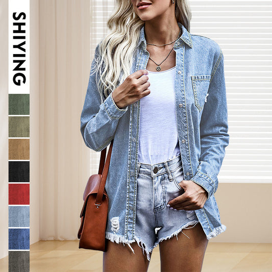 New spring denim jacket